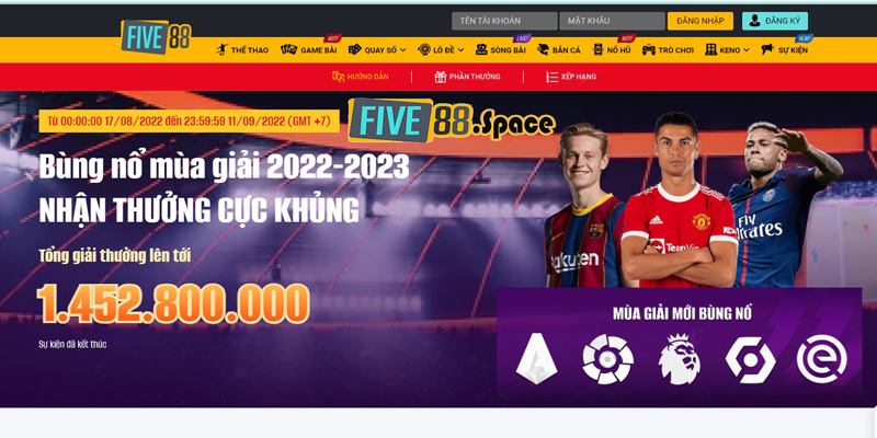 Khuyến mãi Five88 với nhiều ưu đãi không nên bỏ lỡ
